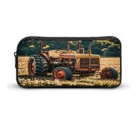 MNVTSKOP Trousse à crayons de grande capacité pour homme et femme Motif vieux tracteur