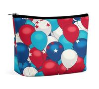 MNVTSKOP Trousse de maquillage de voyage à motif de ballons, trousse de toilette portable tendance pour femme