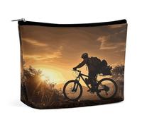 MNVTSKOP Trousse de maquillage de voyage de grande capacité pour femme avec vélo de montagne