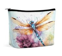 MNVTSKOP Trousse de toilette portable de grande capacité pour femme Motif libellule
