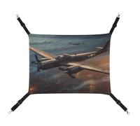 MNVTSKOP World War Hamac pour animal domestique avec sangles réglables et crochets en métal pour animal domestique en peluche douce pour intérieur et extérieur