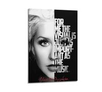 MNXBCL Christina Aguilera Poster7 - Impression sur toile - Décoration murale moderne pour chambre à coucher - 60 x 90 cm