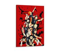 MNXBCL Haikyuu! Poster d'anime 1 - Impression sur toile - Décoration murale moderne pour chambre à coucher - 60 x 90 cm