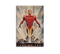 MNXBCL Poster de film The Rocketeer - Impression sur toile - Décoration murale moderne pour chambre à coucher - 60 x 90 cm