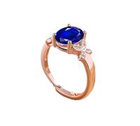 Mnyixsi Bague ouverte réglable en or 14 carats avec papillon et zircone cubique pour femme, bijou de fiançailles romantique empilable, bague de fiançailles colorée, taille princesse colorée, bague de