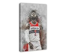 Mnyuein John Wall 3 Poster sur toile de basket-ball pour chambre à coucher, bureau, chambre, cadre cadeau : 40 x 60 cm