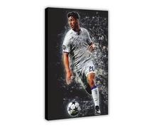 Mnyuein Marco Asensio Poster de football sur toile - Décoration murale pour salon, chambre à coucher - Cadre : 40 x 60 cm