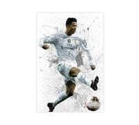 Mnyuein Poster Cristiano Ronaldo sur toile - Décoration pour chambre à coucher, bureau, chambre - Sans cadre - 30 x 45 cm