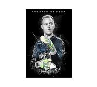 Mnyuein Poster de football Andre Ter Stegen 8 - Décoration murale pour salon, chambre à coucher - Sans cadre : 50 x 75 cm