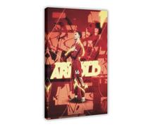 Mnyuein Poster sur toile Trent Alexander Arnold Football 8 - Décoration pour chambre à coucher, bureau, chambre - Cadre cadeau : 30 x 45 cm