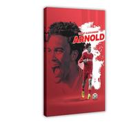 Mnyuein Trent Alexander Arnold Poster Football 6 sur toile Décoration murale pour salon, chambre à coucher, cadre : 40 x 60 cm