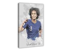 Mnyuein Wendie Renard 5 Poster Football sur toile - Décoration murale pour salon, chambre à coucher - Cadre : 40 x 60 cm