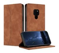 Mo-Beauty Coque Compatible avec pour Huawei Mate 20, Etui Protection pour Huawei Mate 20, Housse en Cuir PU Portefeuille Rabat Clapet Case, Pochette Fermeture Magnétique Étui Case Coque Cuir (Kaki)