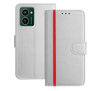 Mo-Beauty Coque Compatible avec pour Nokia HMD Pulse Pro/HMD Pulse/HMD Pulse Plus,Cuir PU Portefeuille Rabat Clapet Case [Fermeture magnétique] [3 Porte Cartes] [ Antichoc Stand ] (Blanc)