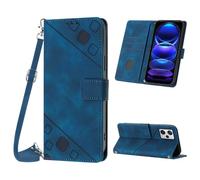 Mo-Beauty Coque pour Redmi Note 12 Pro Plus/Note 12 Discovery, PU Leather Flip Portefeuille Étui en Cuir, [3 Porte Cartes] [Fermeture magnétique] Coque pour Redmi Note 12 Pro Plus - Bleu