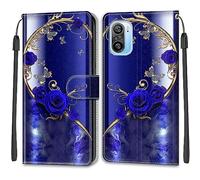 Mo-Beauty Coque Xiaomi Poco F3/Mi 11i/Redmi K40/K40 Pro, Etui Premium Housse en Cuir Pochette Protection Portefeuille Rabat Clapet Case Porte Carte Magnétique Étui Antichoc Cover (Papillon 1)