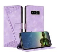 Mo-Beauty Etui Coque pour Samsung Galaxy Note 8, Coque de Telephone en Cuir de Première Qualité [Pochette de Portefeuille] Porte Carte Magnétique Compatible avec Coque Samsung Note 8 - Violet
