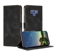 Mo-Beauty Etui Coque pour Samsung Galaxy Note 9, Coque de Telephone en Cuir de Première Qualité [Pochette de Portefeuille] Porte Carte Magnétique Compatible avec Coque Samsung Note 9 - Noir