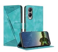 Mo-Beauty Etui Coque pour Vivo Y17s 5G / V29 5G, Coque de Telephone en Cuir de Première Qualité [Pochette de Portefeuille] Compatible avec Coque Vivo V29 5G - Bleu Clair