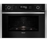 Sauter SKC6302LX - Four micro-ondes grill - encastrable - 40 litres - 1000 Watt - inox/noir