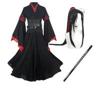 Mo Dao Zu Shi Costume de cosplay Wei Wuxian - Costume de cosplay, motif de l'anime Grandmaster of Demonic Cultivation - Pour cosplay, Halloween, carnaval, fête, bande dessinée