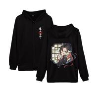 Mo Dao Zu Shi Sweat à capuche LAN Wang Ji/Wei Wu Xian/Jin Guang Yao Sweat à capuche zippé Manga Cartoon Hoodies pour parent-enfants vêtements