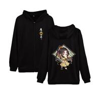 Mo Dao Zu Shi Sweat à capuche LAN Wang Ji/Wei Wu Xian/Jin Guang Yao Sweat à capuche zippé Manga Cartoon Hoodies pour parent-enfants vêtements, Type 4, XS