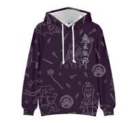 Mo Dao Zu Shi Sweat à capuche Wei Wu Xian/Lan Wang Ji/Jin Ling Sport Cartoon Hoodie Fashion Printed Pullover Sweatshirt, Jiang Cheng, S
