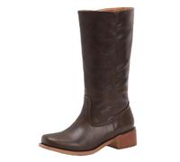 Mo Joc Bottes au-dessus du genou pour femme avec pointe carrée | Talon bloc bas de 4,5 cm et hauteur de tige de 30,5 cm | Surface en cuir synthétique | Doublure chaude en fourrure synthétique |
