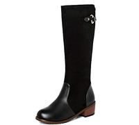 Mo Joc Bottes plates pour femmes Bottes à tige longue