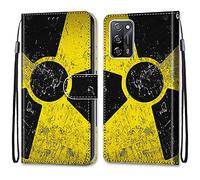 Mo-Somnus Coque pour Oppo A55 5G / A54 4G / A53s 5G / A16 4G, Etui en Cuir PU Portefeuille Housse Coque avec 360 Degrés Silicone Antichoc Protection Cover Cuir Magnétique Flip Béquille(Moulin À Vent)