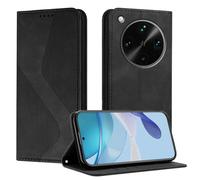 Mo-Somnus Coque pour Oppo Find X8 Ultra 5G, Etui Oppo Find X8 Ultra 5G Cuir, PU Cuir Portefeuille Housse et Magnétique Flip Pochette Étui à Rabat Protection Case avec Antichoc TPU Housse (Noir)