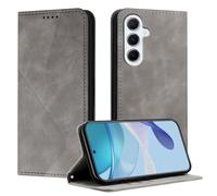 Mo-Somnus Coque pour Samsung Galaxy A56 5G, Housse en Cuir Samsung Galaxy A56 5G, Cuir Portefeuille Housse avec Magnétique Flip Étui à Rabat Case Etui Samsung A56 5G (Gris)