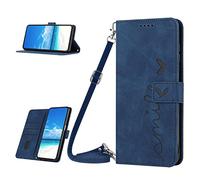 Mo-Somnus Coque pour Xiaomi Poco X6 Pro 5G/Redmi K70E 5G, Etui en Cuir PU Portefeuille Antichoc Flip pour Redmi K70E 5G avec lanière [Fentes de Cartes] [Fonction Support] [Fermeture Magnétique] - Bleu