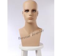 MO Tête déco pour hommes en couleur chair. Visage, tête de perruque chic moderne
