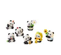 Mo Zai's Little Happiness Blind Box - Poupée panda mignon en forme de marée, ornements de voiture aléatoires, décorations de bureau, cadeau anti-stress (aléatoire)
