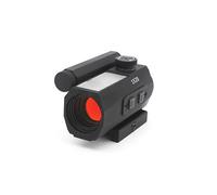 MOA 1x20 Viseur solaire compact à point rouge avec support Picatinny bas, 6 niveaux de luminosité (fonction auto-luminosité), film en verre rouge