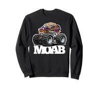 Moab Utah 4x4 Offroad Quad ATV UTV Dessin animé Sweatshirt