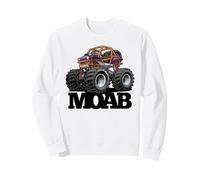 Moab Utah 4x4 Offroad Quad ATV UTV Dessin animé Sweatshirt