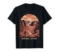 Moab Utah Canyon Désert Randonneur T-Shirt