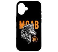 Moab, Utah, États-Unis, Design de Coyote Coque pour iPhone 16