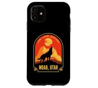 Moab Utah Live Love Explore Loup Hurlant Coque pour iPhone 11