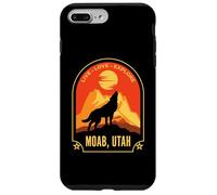 Moab Utah Live Love Explore Loup Hurlant Coque pour iPhone 7 Plus/8 Plus