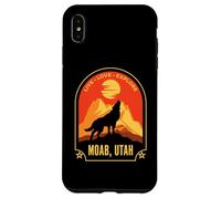 Moab Utah Live Love Explore Loup Hurlant Coque pour iPhone XS Max