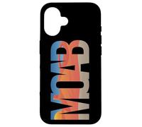 Moab Utah Paysage scénique Typographie Sud-Ouest USA Art Coque pour iPhone 16