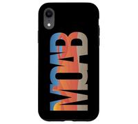 Moab Utah Paysage scénique Typographie Sud-Ouest USA Art Coque pour iPhone XR