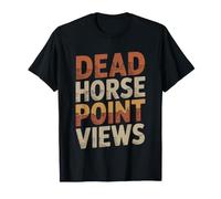 Moab Utah Randonneur Dead Horse Point Belvédère Vues Canyon T-Shirt