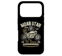 Moab Utah Route U-128 Colorado River Retro Moto Design Coque pour iPhone 17 Pro