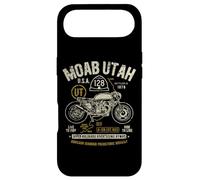 Moab Utah Route U-128 Colorado River Retro Moto Design Coque pour iPhone Air