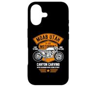 Moab Utah U-128 Moto Rétro Canyon Sculpture Coque pour iPhone 17